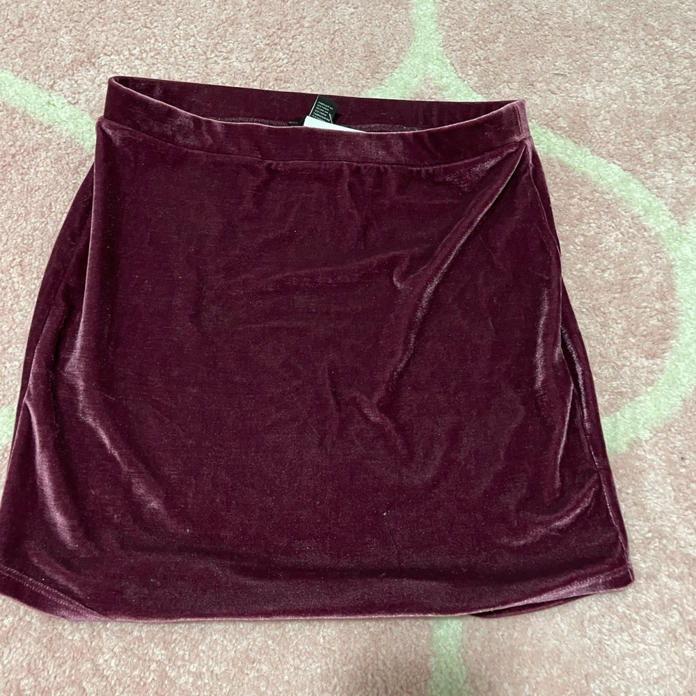 Velvet skirt
